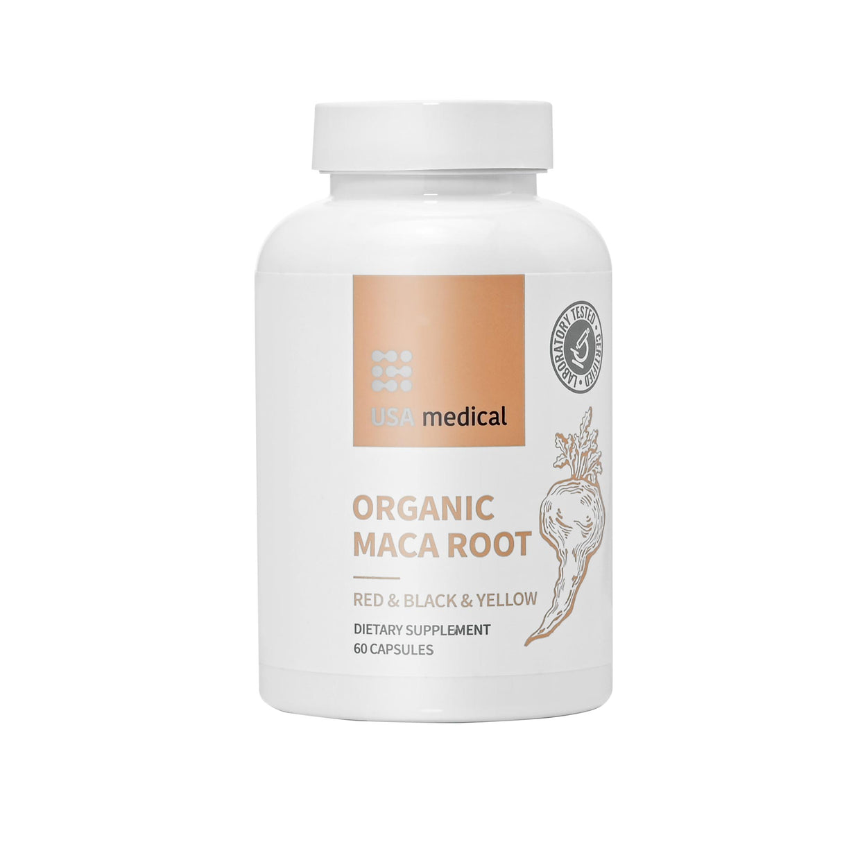 USA Medical Organic Maca Root Capsules 60 pcs