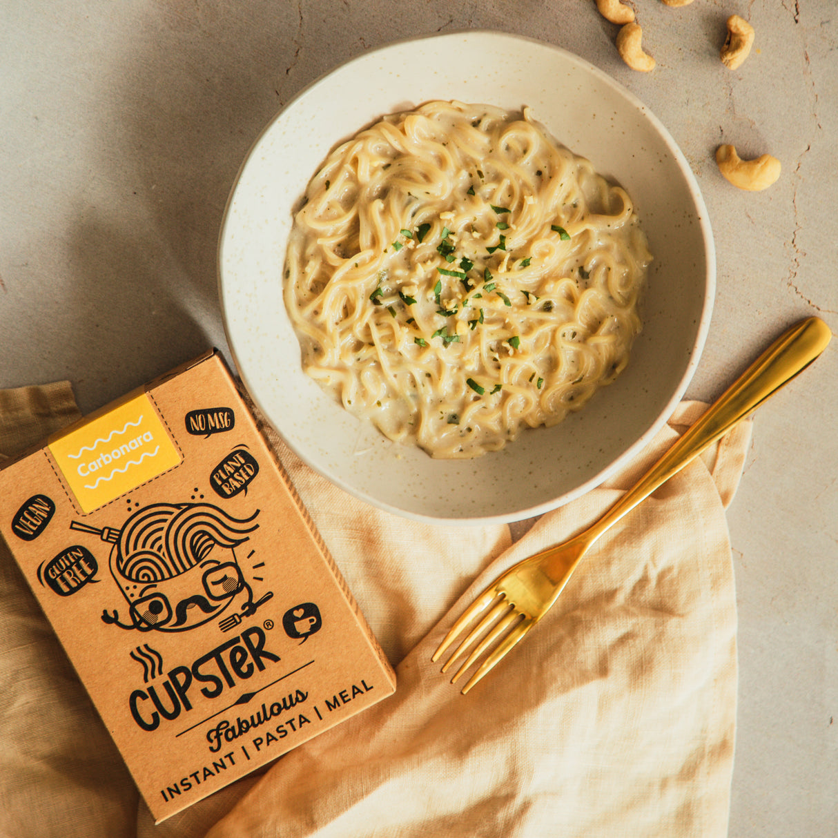 Cupster Instant Nudeln ohne Carbonara, 91 g