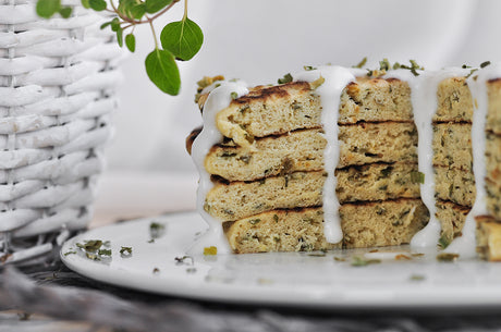Savory pie with green spices