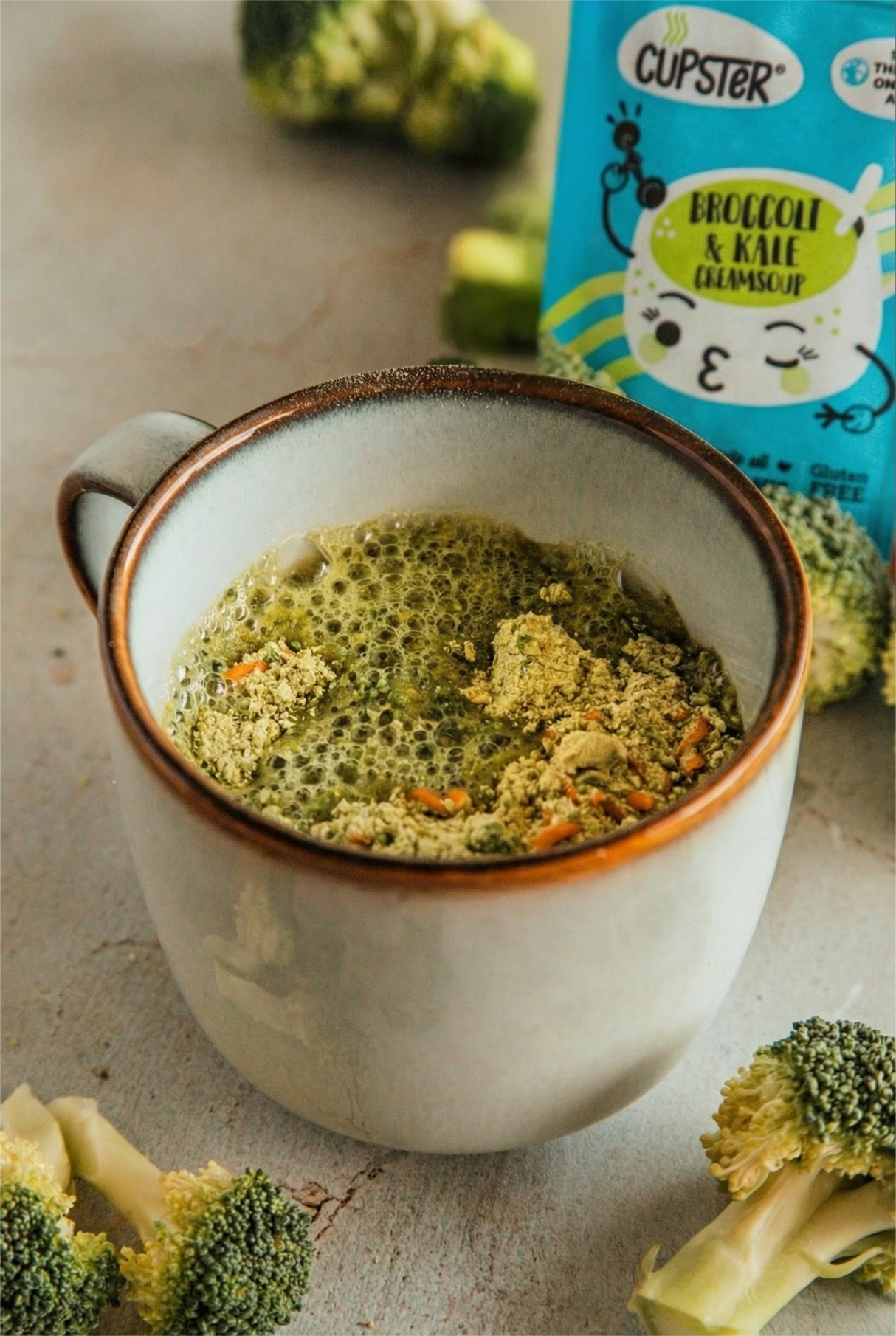 Cupster Sofort-Brokkoli-Grünkohl-Cremesuppe 20g