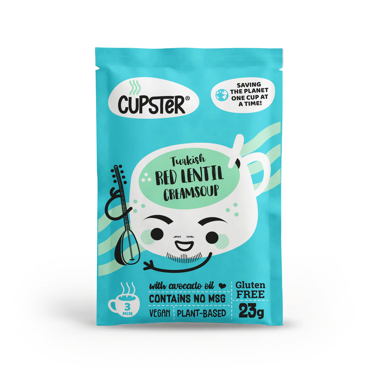 Cupster Instant-Türkische Rote-Linsen-Cremesuppe 23g