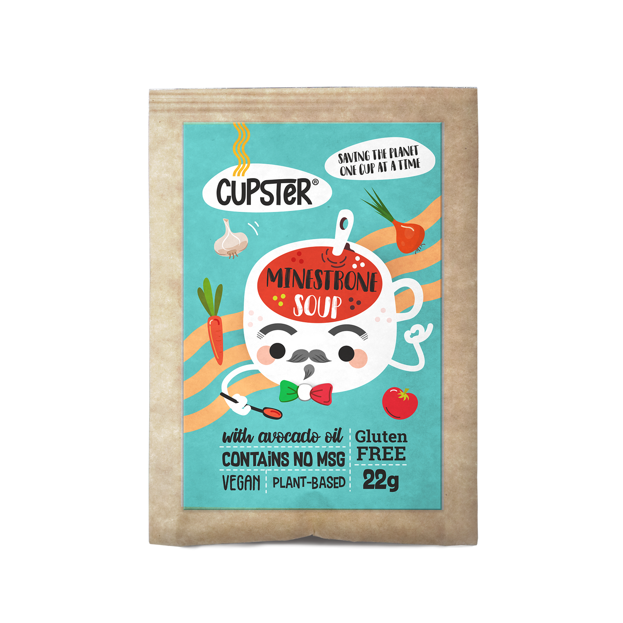 Cupster instant minestrone soup 22g