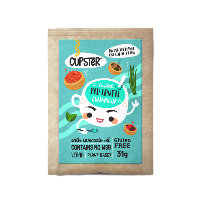 Cupster instant turkish red lentil creamsoup 31g