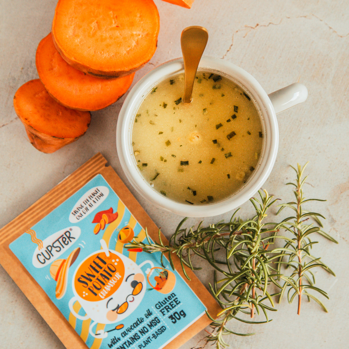 Cupster Instant Süßkartoffelcremesuppe 10er Pack (10x30g)