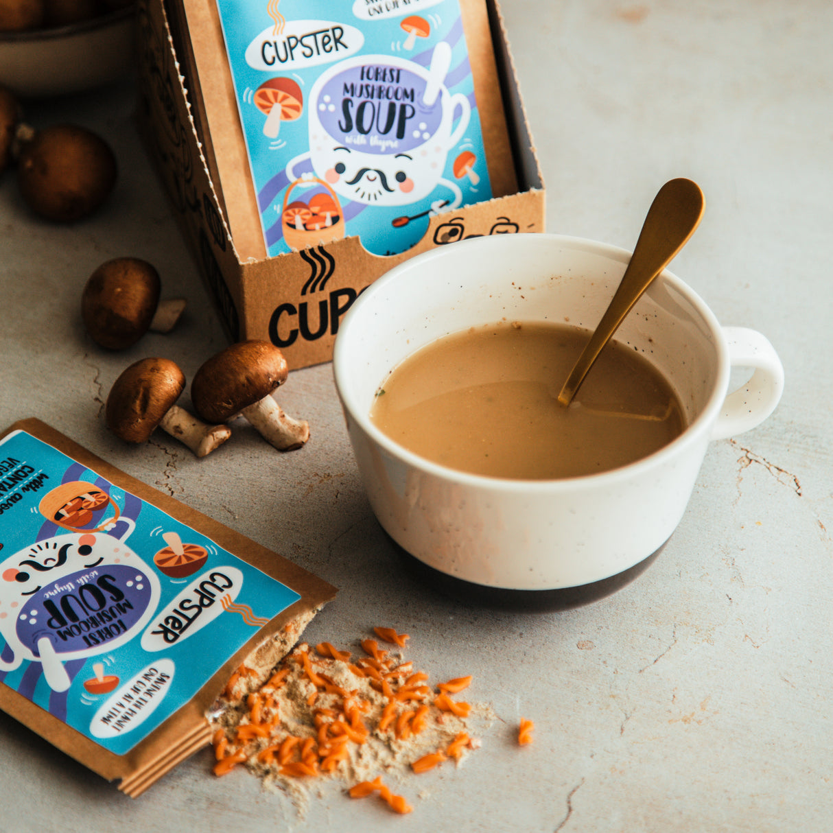 Cupster Instant Waldpilzsuppe 10er Pack (10x22g)