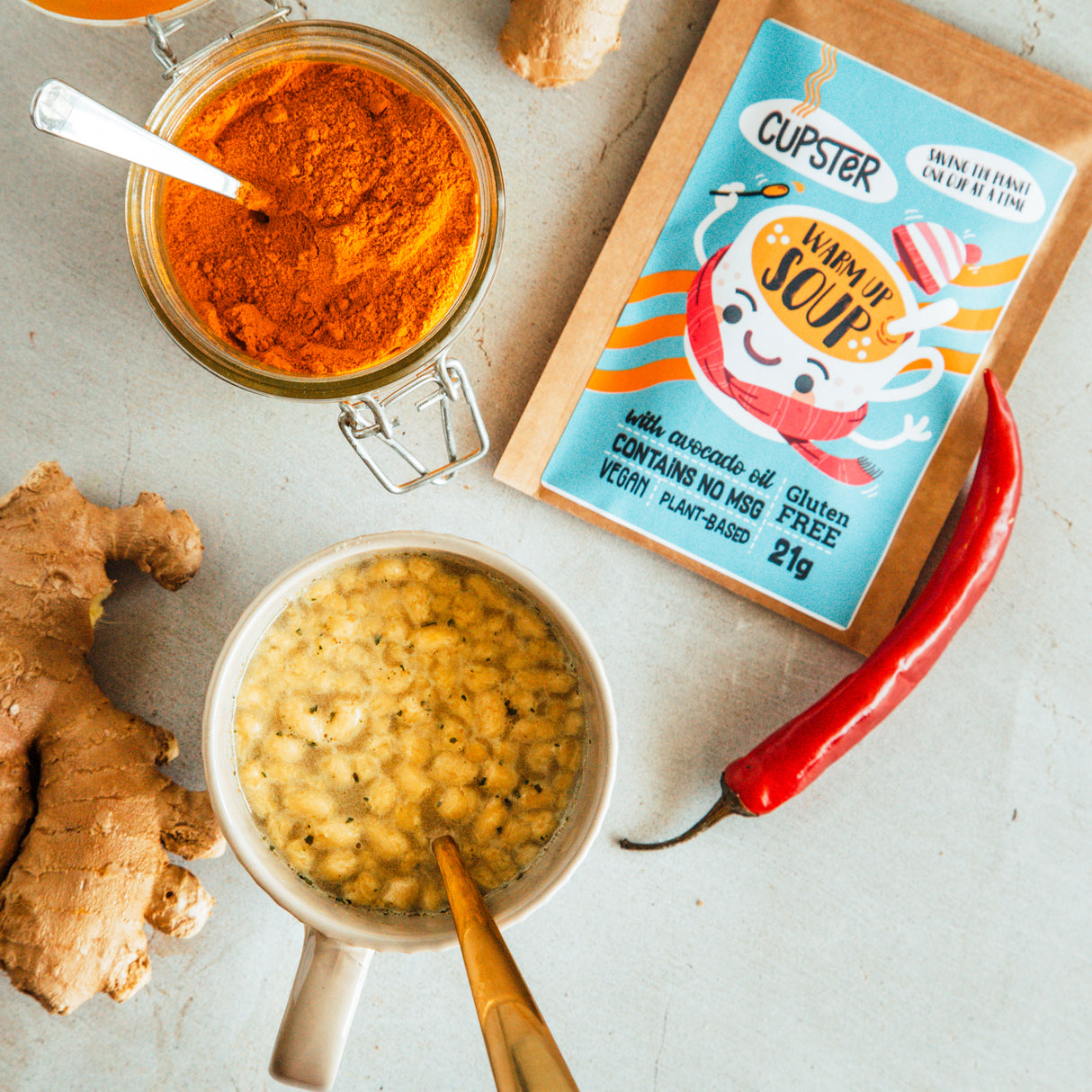 Cupster Instant-Aufwärmsuppe 21g
