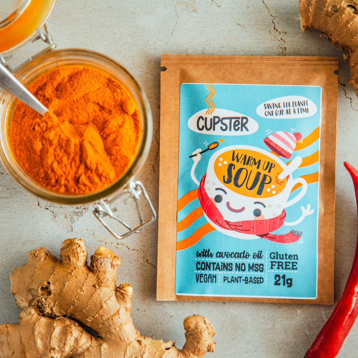 Cupster Instant-Aufwärmsuppe 21g