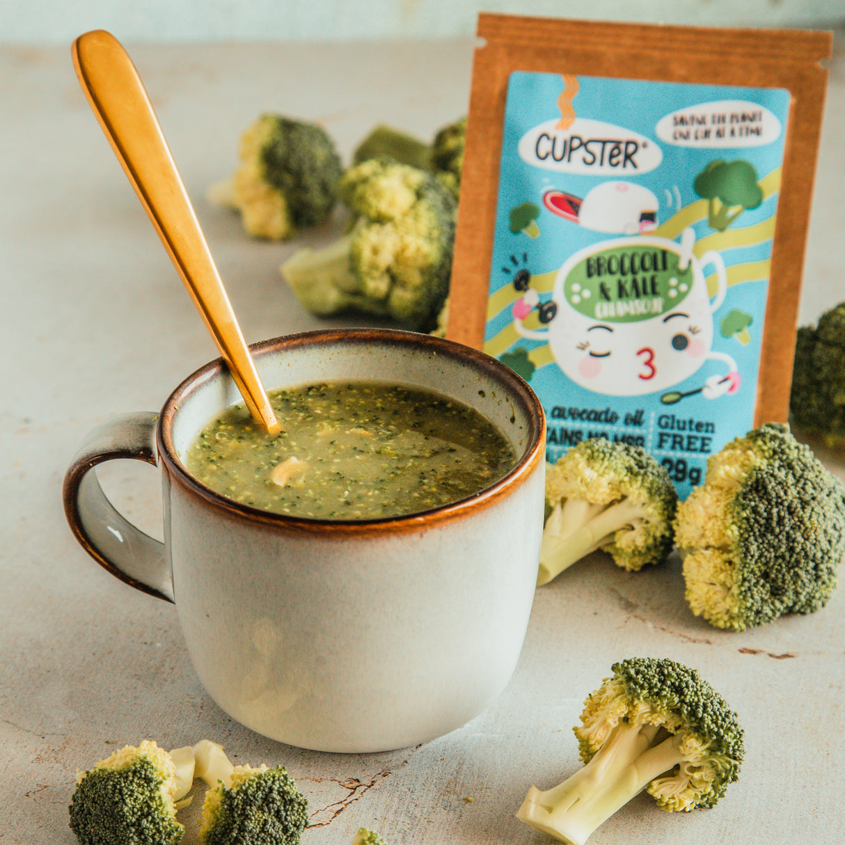 Cupster Instant-Brokkoli-Grünkohl-Cremesuppe 29g