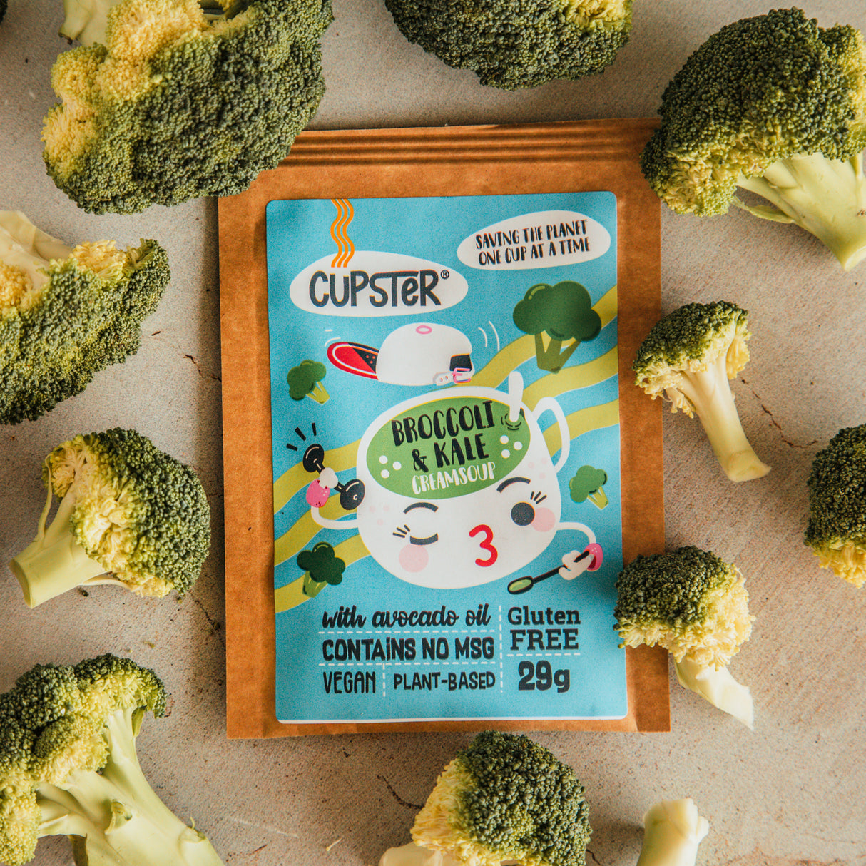Cupster Instant-Brokkoli-Grünkohl-Cremesuppe 29g