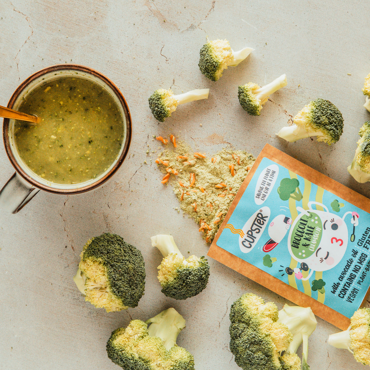 Cupster Instant-Brokkoli-Grünkohl-Cremesuppe 29g
