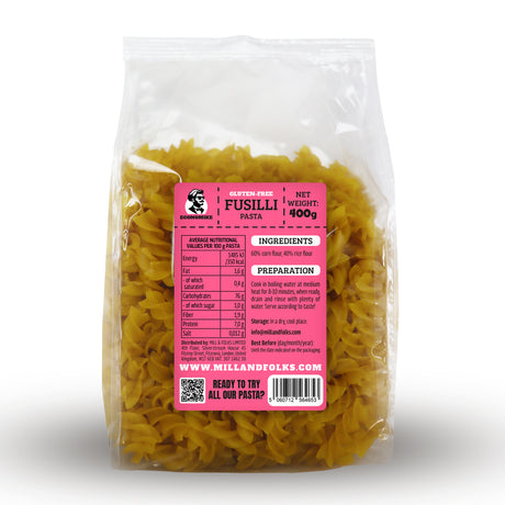 Economike Glutenfreie Mais-Reis-Nudeln Fusilli 400g