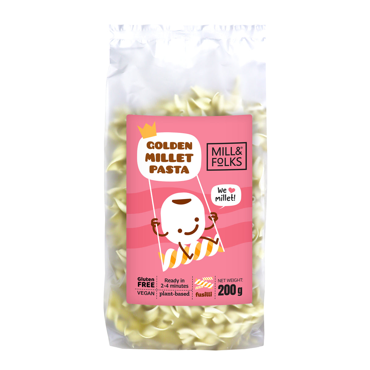 Goldhirse-Fusilli-Nudeln 200g