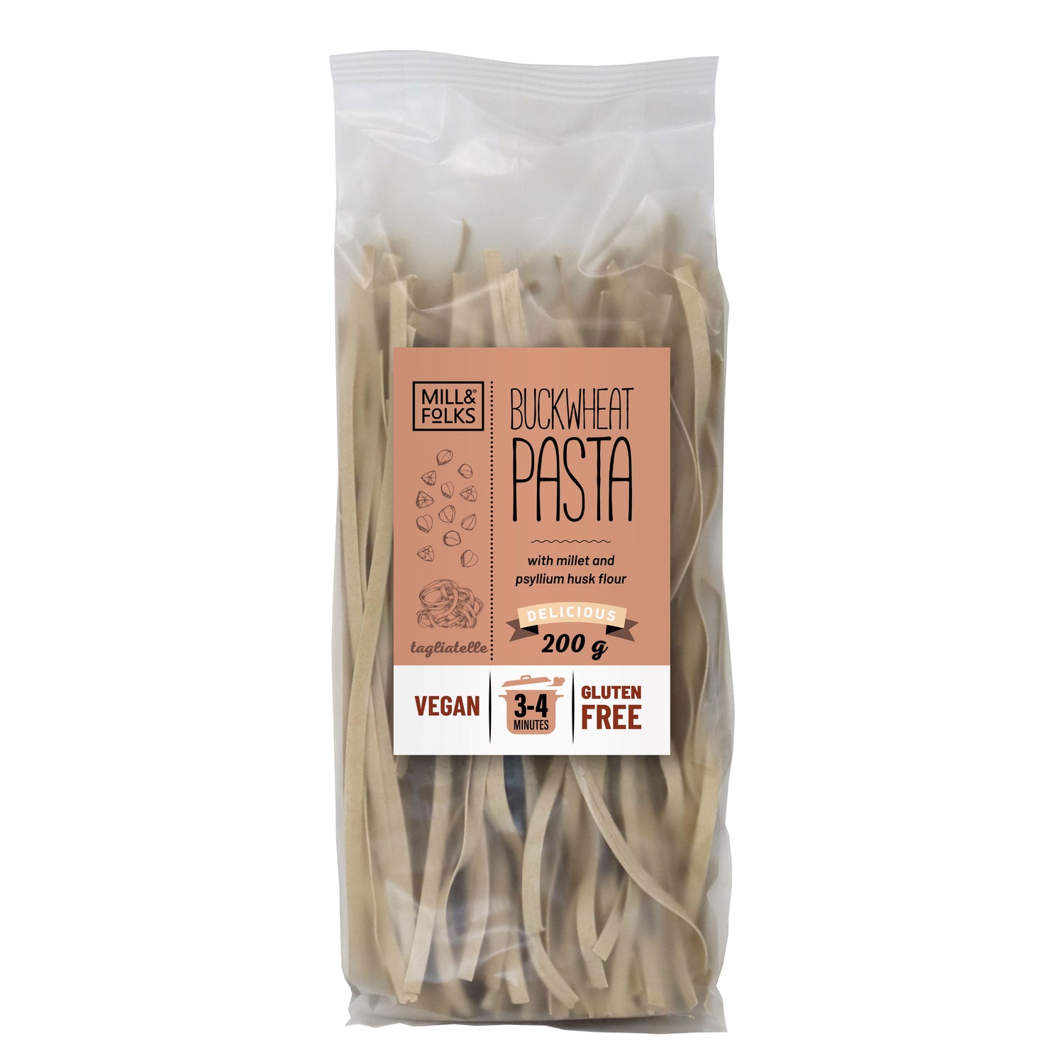 Buchweizen-Tagliatelle-Nudeln 200g