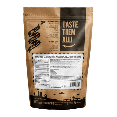 Bake-Free Standard hausgemischtes Brotmehlgemisch 900g