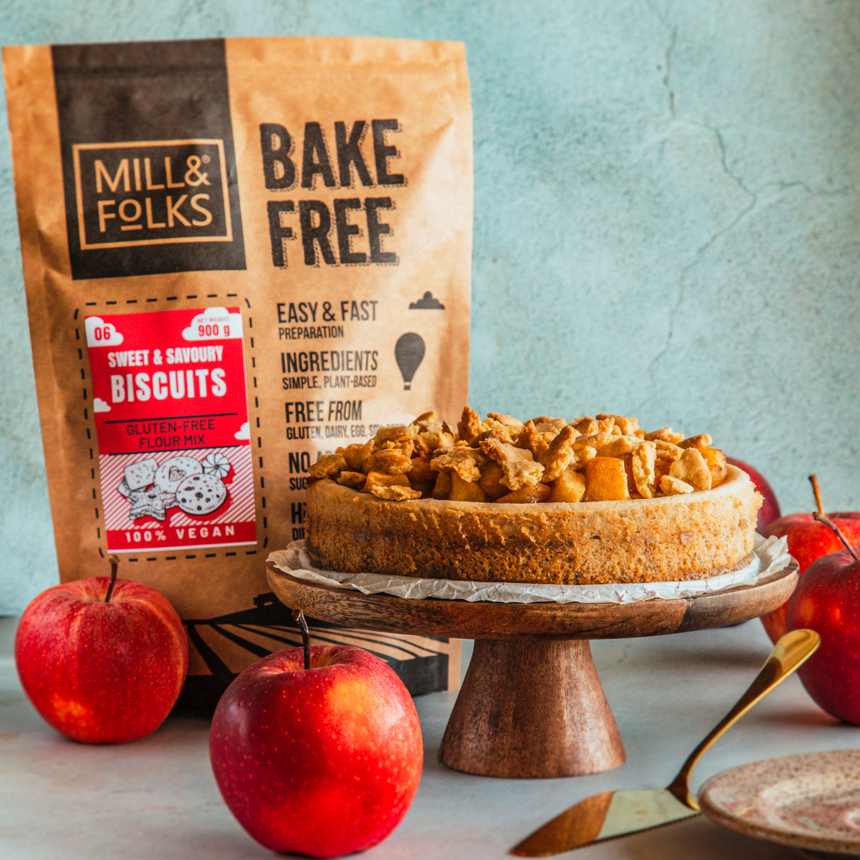 Bake-Free Süßes und herzhaftes Keksmehlgemisch 900g