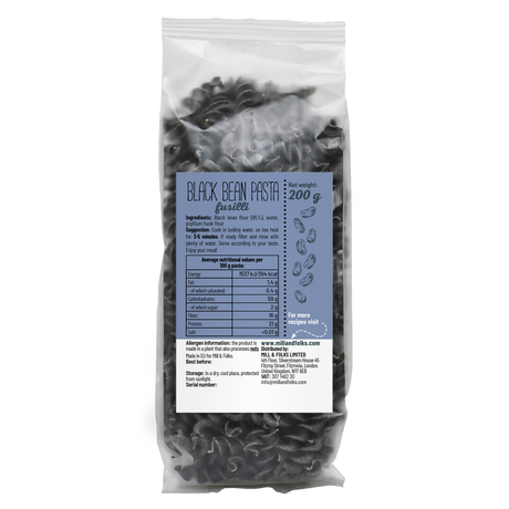 Easy Pasta Black bean pasta fusilli