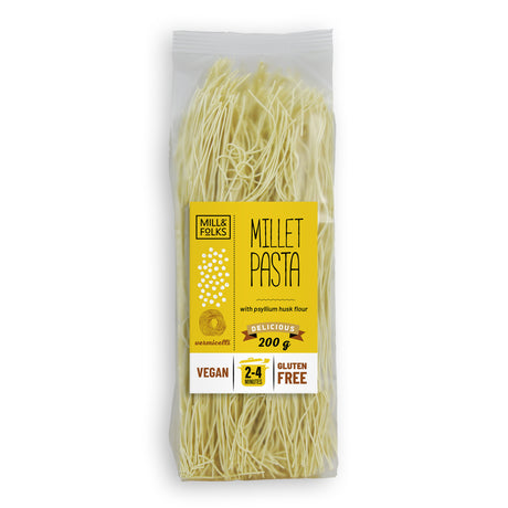 Millet pasta vermicelli