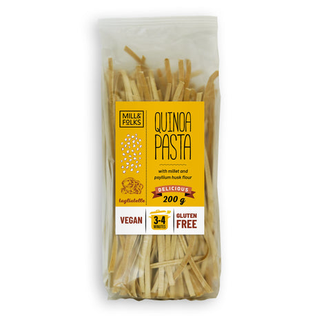 Quinoa pasta tagliatelle